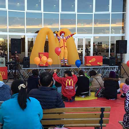 マクドナルドショー、ステージシステム、ドナルド、